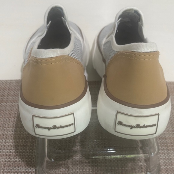 Tommy Bahama platform slip-on striped sneakers. Women's 8.5. Like new condition. - Picture 6 of 9
